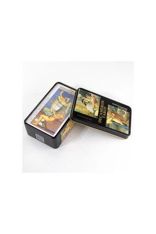 Decameron Tarot Kartı Metal Kutu