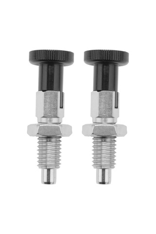 Hha 2x M10 Paslanmaz Çelik Kendinden Kilitleme Endeksi Piston Pimi, Bölme Kafası Için Kendinden Kilitleme Fonksiyonlu