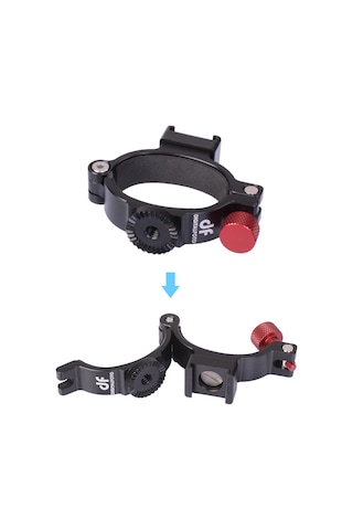 Lemestar Djı Osmo Mobile 2 İçin Df Dıgıtalfoto Osmo2ant Aluminyum Alaşımlı Genişletme Adaptörü - Siyah