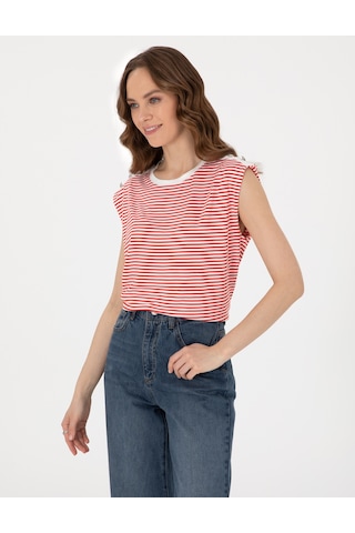 Pierre Cardin Kadın Kırmızı Tişört 50307130-vr030