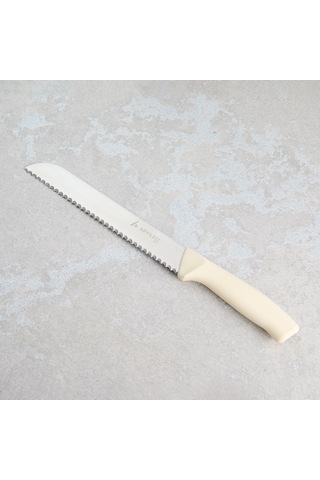 Aryıldız Rexa Tırtıklı Ekmek Bıçak Krem 19 Cm Renkli
