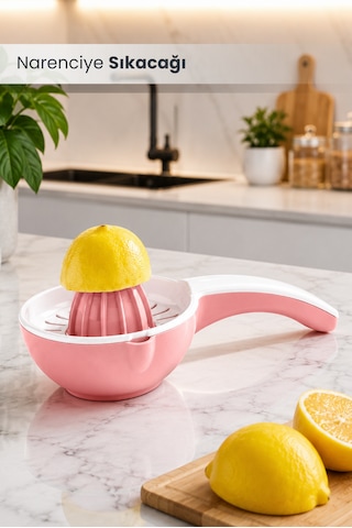 Portakal Limon Ve Narenciye Sıkacağı - Pratik Sıkacak Çok Renkli