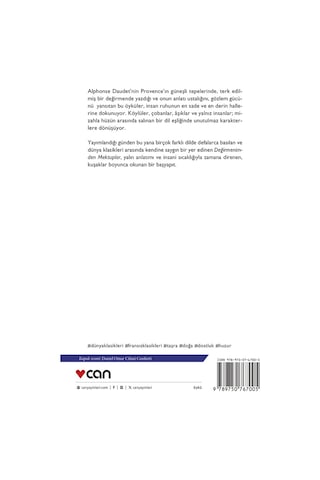 Değirmenimden Mektuplar / Alphonse Daudet / 9789750767005
