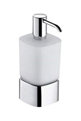 Keuco Aks. Elegance Sıvı Sabunluk tezgah Üstü Cam- Krom - Keu