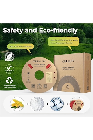 Creality Hyper Pla Kırmızı Filament 1.75mm 1000gr - Urhanshop Yetkili Satış