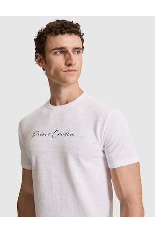 Pierre Cardin Erkek Ekru Tişört 50327858-vr019