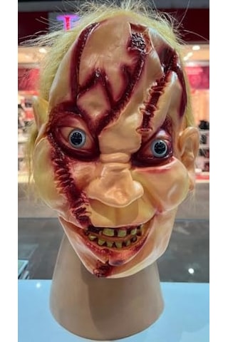 Halloween Chucky Maskesi, Korku Maskesi, Cadılar Bayramı Aksesuarları, Çaki Maskesi