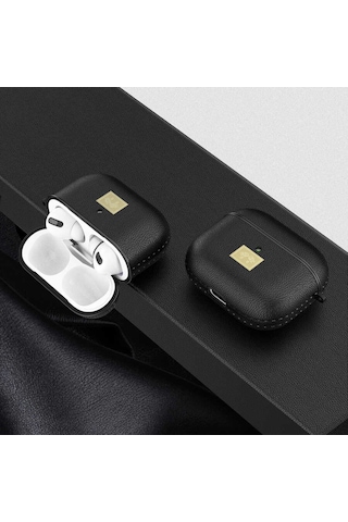 Wlons Airpods 3. Nesil Uyumlu Kılıf Deri Görünümlü Wlons Askılı Koruma Kılıf Airpods 3 Kılıf Deri Bluetooth Kulaklık Aks. 36769017