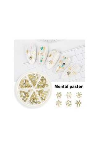 Metal Kar Tanesi Nail Art Tırnak Süsü F687-2