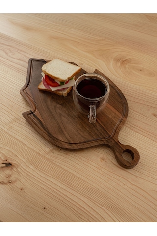 Ahşap Yaprak Kesme & Sunum Tahtası