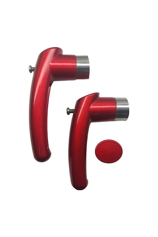 Çaydanlık Sapı Takımı Kulp Tutamak Seti Parlak Kırmızı Yanmaz
