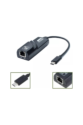 Speeduf Type C To Ethernet Usb 3.1 1000mbps Gigabit Ag Adaptör