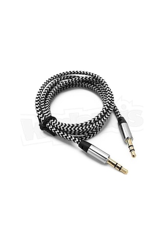 Diwu Aux Stereo 3.5Mm Data Ses Örgü Kablo Beyaz (195096698)