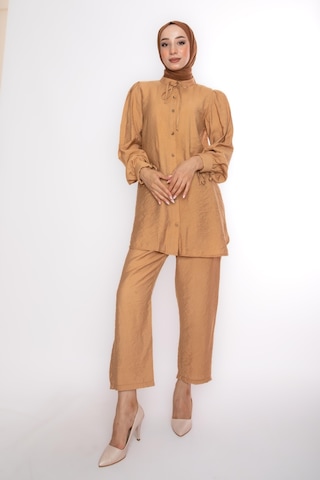 Fatma Sezen Camel Takım Çok Renkli