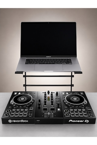 Pioneer Dj Ddj-flx4 - Dm-40d Monitör Hoparlör Çift - Hdj-cue1 Dj Kulaklığı - Dj Stand - Dj Başlangıç Seti