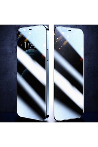Apple Uyumlu iPhone 12 Pro Zore Rika Premium Privacy Temperli Cam Ekran Koruyucu