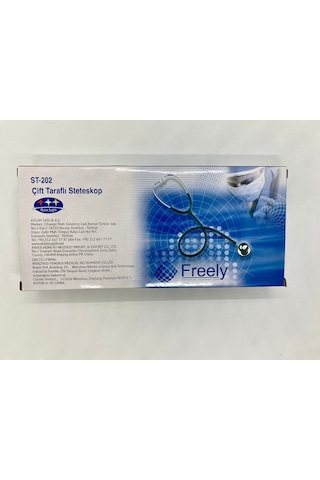 Freely ST-202 Çift Taraflı Stetoskop Siyah