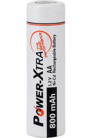 Power-Xtra 800 mAh Başsız AA Ni-CD Şarj Edilebilir Kalem Pil
