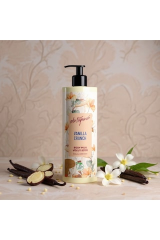 Eda Taşpınar Yoğun Nemlendirici ve Yumuşak Cilt Etkisi Vanilla Crunch Vücut Losyonu 400 ML