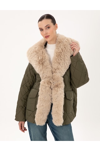 Pierre Cardin Kadın Haki Mont 50290325-vr027 Haki