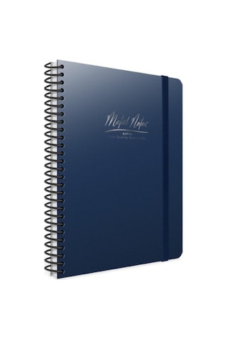 Metal Notes Telli Defter Pp Kapak Çizgili 80 Yaprak
