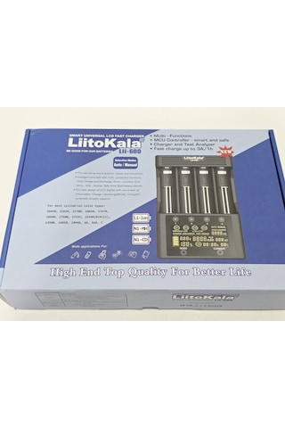 Liitokala Lii-600 Akıllı Pil Şarj Cihazı