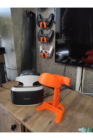 Teknosanat 3d Baskı Psvr / Vr Gözlük Standı - Masaüstü Sergileme Ünitesi Turuncu Teknosanat 3d Baskı Psvr / Vr Gözlük Standı - Masaüstü Sergileme Ünitesi Turuncu