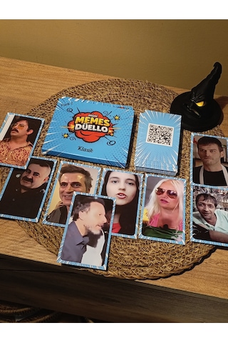 Memes Bulmaca Kutu Oyunu Klasik 1. Model - Kese Hediyeli - Eğlenceli Grup & Parti Oyunu