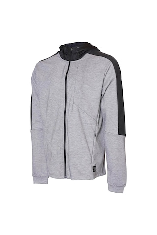 Hummel Erkek Sweatshirt Gri 921567-2006 Hmltropper Zip Hoodie 25kw61000351 W610014