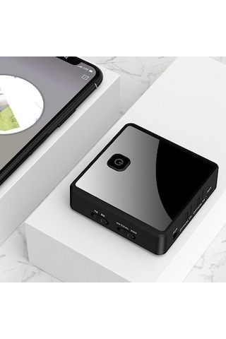 Ebitda Fiber Optik Bluetooth 5.0 Ses Verici Alıcısı Adaptör - Kablo Ve Bt Cihazları Bağlantısı