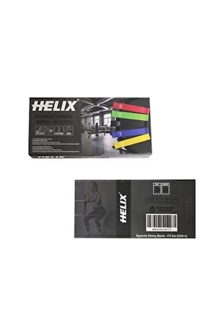Helix Egzersiz Direnç Bandı Seti Edb-5 Çok Renkli
