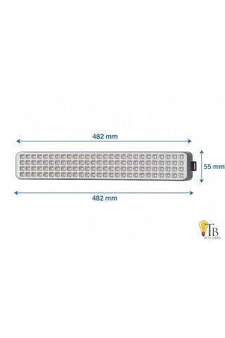 Pelsan 90 Led Li Şarjlı Işıldak8 Saat Aydınlatma Taşınabilir Acil Durum Lambası Yüksek Parlaklık