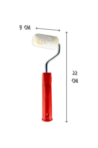 Desenatör Extra Saten Parmak Rulo Takım - 5 Cm - 1 Adet