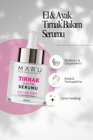 Maru El Ayak Tırnak Besleyici, Koruyucu Bakım Serumu 20 ML