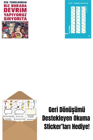 Biz Burada Devrim Yapıyoruz Sinyorita Cep Boy + Kıyı Kitabı + Okuma Sticker'ları