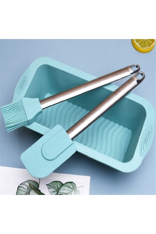 Soulader Silikon Ekmek Kalıbı Seti 3 Parça Yapışmaz Kek Tavası Ve Paslanmaz Çelik Mutfak Aksesuarları İle Pişirme Diğer