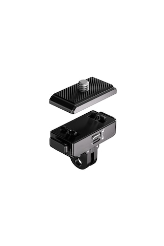 Quıckdock Qdx5-ac Manyetik Ve Kilitli Aksiyon Kamera Montaj Adaptörü 1/4 Dişli Değiştirilebilir Aksiyon Kamera Bağlantılı Siyah