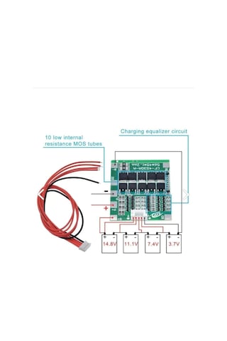 4s 30a Bms Li-ion Lityum Pil 18650 Batarya Şarj Kontrol Devresi
