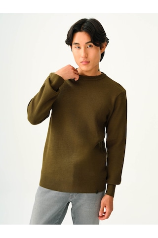 Loft Erkek Kazak Koyu Haki Lf2036726 25kp69000063 P69195 Koyu Haki