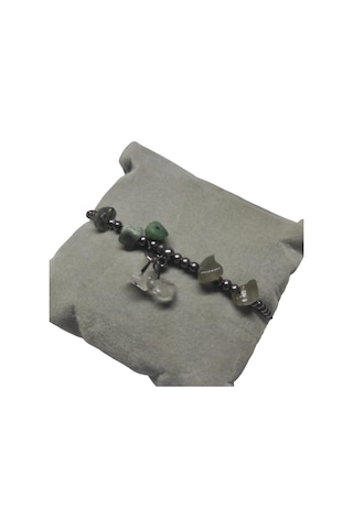 Hint Akik Taşı Halhal Doğal Taş Bileklik Hal Hal Ayarlanabilir İpli Akik Kristalize Kırık Taş Şifalı Halhal Bileklik Çok Renkli