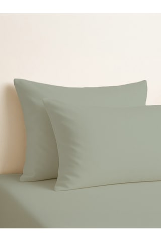Purecomfort %100 Pamuk 2'li Yastık Kılıfı Seti Çağla Yeşil
