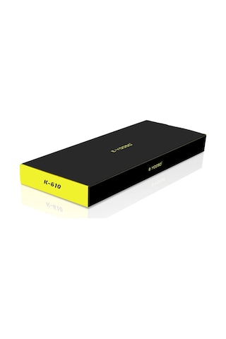 E-Yooso K610 Mavi Switch Yanlar Rainbow Mekanik Klavye