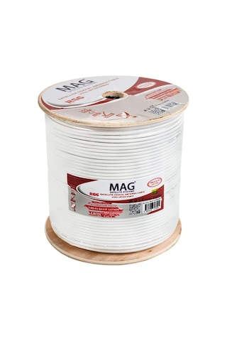 Mag RG6 FA Mini İnce Anten Kablosu 300metre 48 Tel