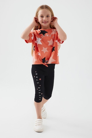 Roly Poly 3071 Awesome Girl Kız Çocuk Kapri Takım Turuncu