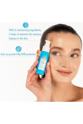 Maruderm Nemlendirici Yüz Güneş Kremi Spf 50+ Pa++++ Yeni Nesil Kore Filtreli, Ectoin & Seramid İçerikli Nemlendirici Güneş Koruyucu 50 Ml