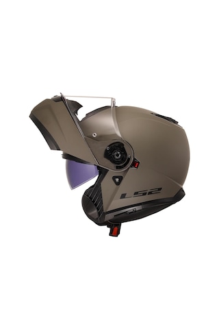 Ls2 Strobe 2 Çene Açılır Motosiklet Kaskı Mat Kum