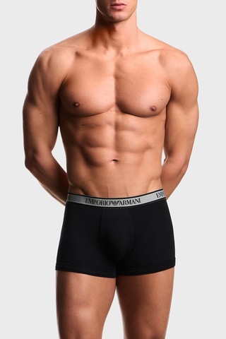 Emporio Armani Pamuklu Logolu 3 Pack Boxer Erkek Boxer Em000259 Af20669 Mc061 Siyah