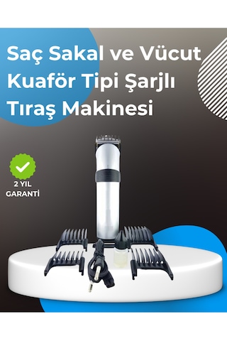 Profesyonel Saç Ve Sakal Tıraş Makinesi Tam Aksesuar Setli -