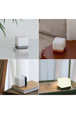 Ruicoo Şarj Edilebilir Küp Gece Lambası - 2 Işık Parlaklığı, 5/15/30/60 Dakika Zamanlayıcı, Bebek Odası Ve Yatak İçin Diğer