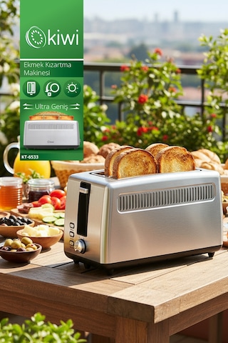 Kiwi KT-6533 1000 W Ekmek Kızartma Makinesi